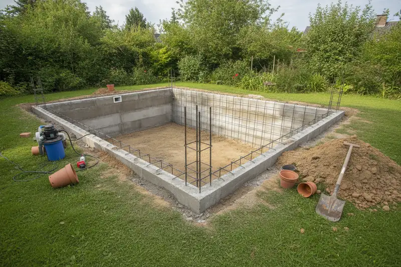 Ein fest eingelassenes Becken erhöht den Gebäudewert und gehört in die Wohngebäudeversicherung, ein mobiler Aufstellpool eher in Hausrat und Privathaftpflicht.