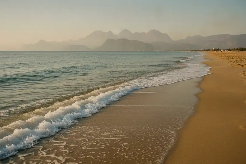 Im September hat das Mittelmeer vor Antalya noch 28 Grad Wassertemperatur, rund vier Grad mehr als Anfang Juni