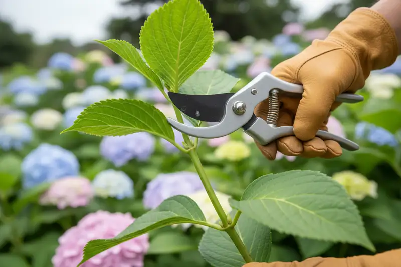 Rund 80 Prozent der in Deutschland verkauften Hortensien gehören zur Schnittgruppe 1 und blühen am alten Holz