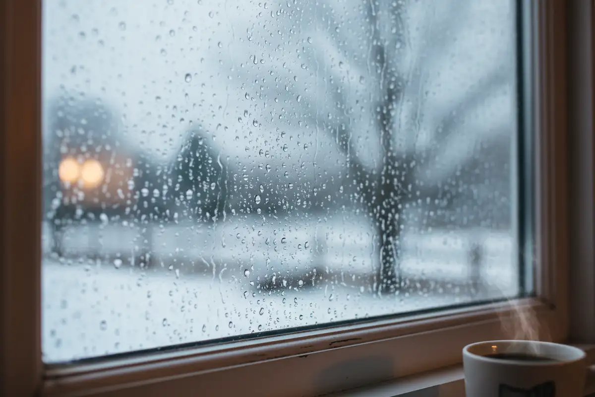 Warum beschlagen Fenster von innen?