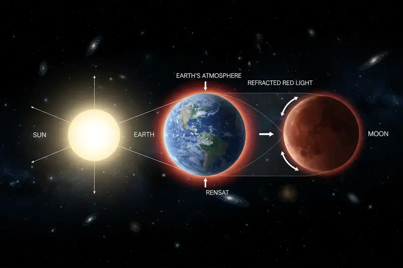Rotes Licht hat eine Wellenlänge von 620 bis 750 nm und wird 5,5-mal weniger gestreut als blaues Licht