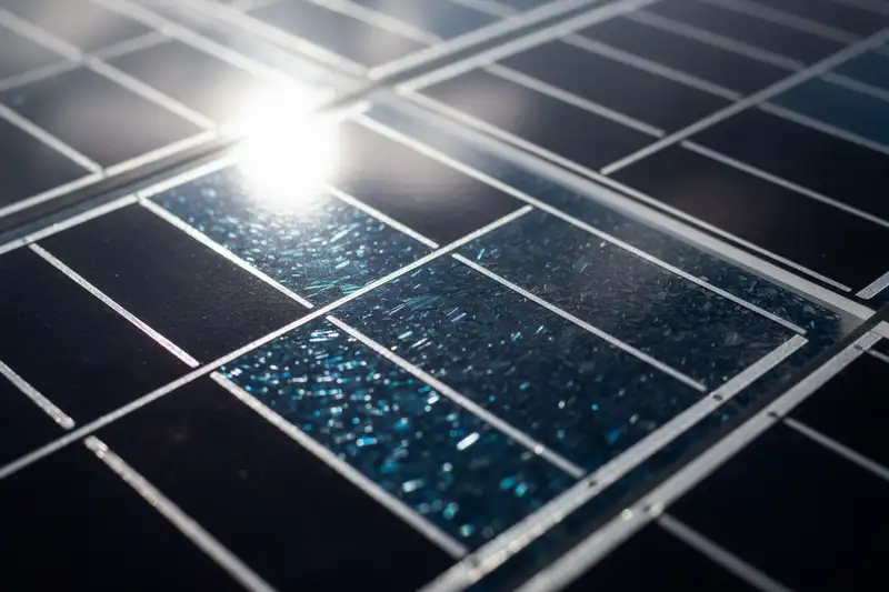 Bei 65 Grad Zelltemperatur verliert ein Silizium-Modul rund 16 Prozent seiner Nennleistung gegenüber den 25 Grad der Standard-Testbedingungen.