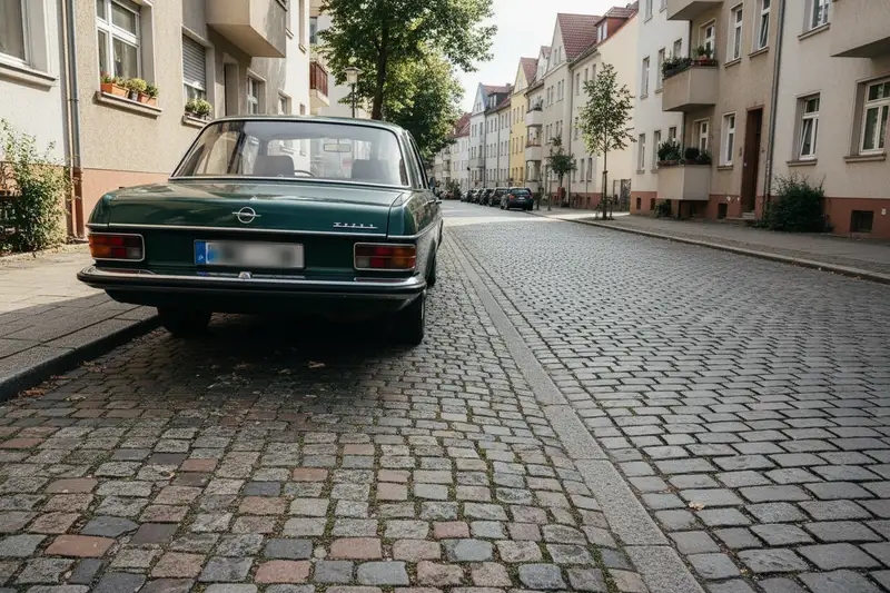 Falschparken auf dem Gehweg kostet 55 Euro, mit Behinderung 70 Euro plus einen Punkt