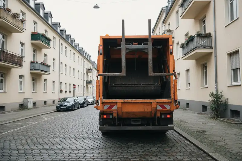 Im Mehrparteienhaus tragen Vermieter die Tonnenkosten, Mieter die Trennpflicht und Hausverwaltungen die Aufsicht über den Müllplatz