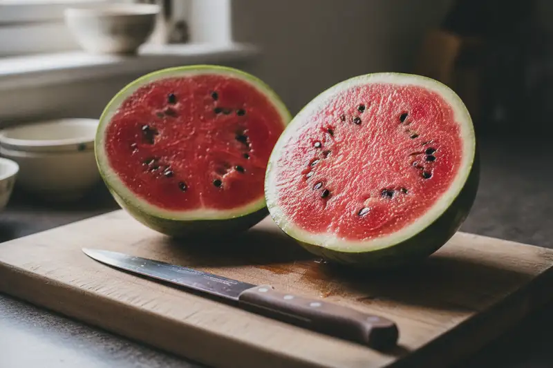 Reife Wassermelone liefert nur 37 Kilokalorien pro 100 Gramm und enthält mehr Lycopin als eine rohe Tomate