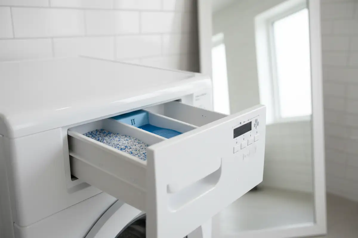 Wo kommt Waschmittel rein? Fächer, Dosierung und typische Fehler